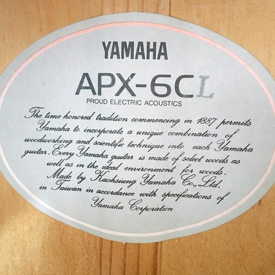 ヤマハ レフティ YAMAHA APX-6CL エレアコ 弦楽器 【動作品】 - メルカリ