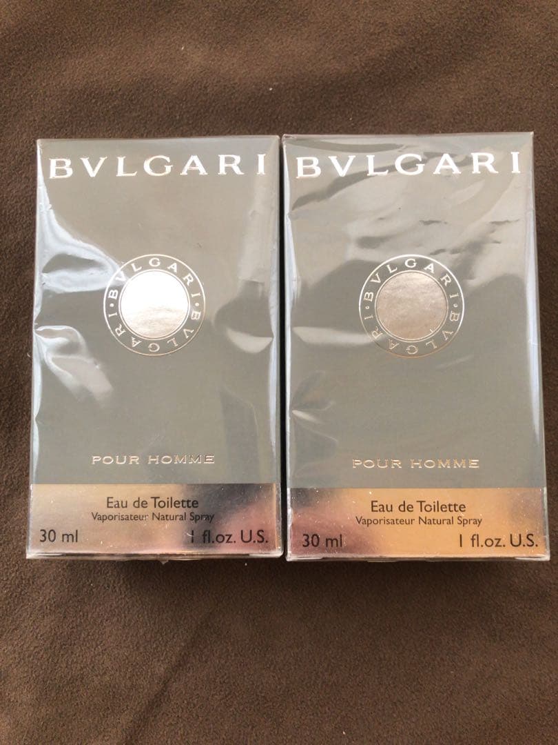 新品未使用　BVLGARI プールオム　オードトワレ　香水　30ml　２本セット 並行輸入品 送料無料 ブルガリ ブルー プールオム EDT オードトワレ SP