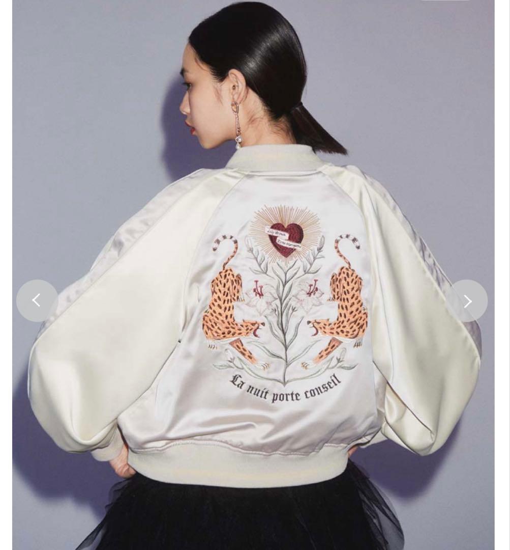 り*】様 最終値下げ【KEITA MARUYAMA】エンブロイダリーリバーシブル LILY BROWN×KEITA MARUYAMA】エンブロイダリーリバーシブルスカジャン