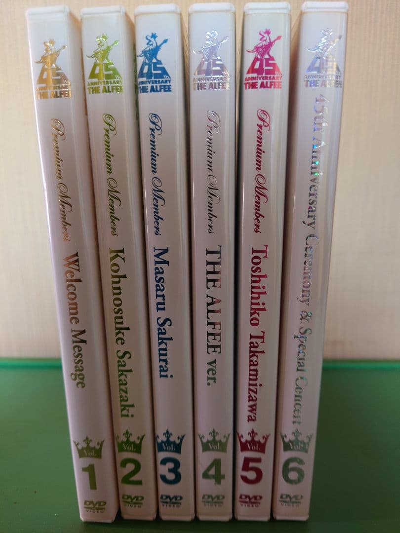 THE ALFEE　45th　アニバーサリーDVD アルフィー ファンクラブ限定DVDセット 「THE ALFEE 45th Anniversary