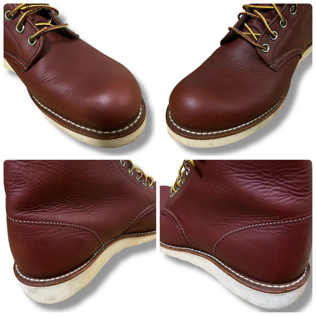 【美品】26.5cm RED WING 9105 ワークブーツ プレーントゥ
