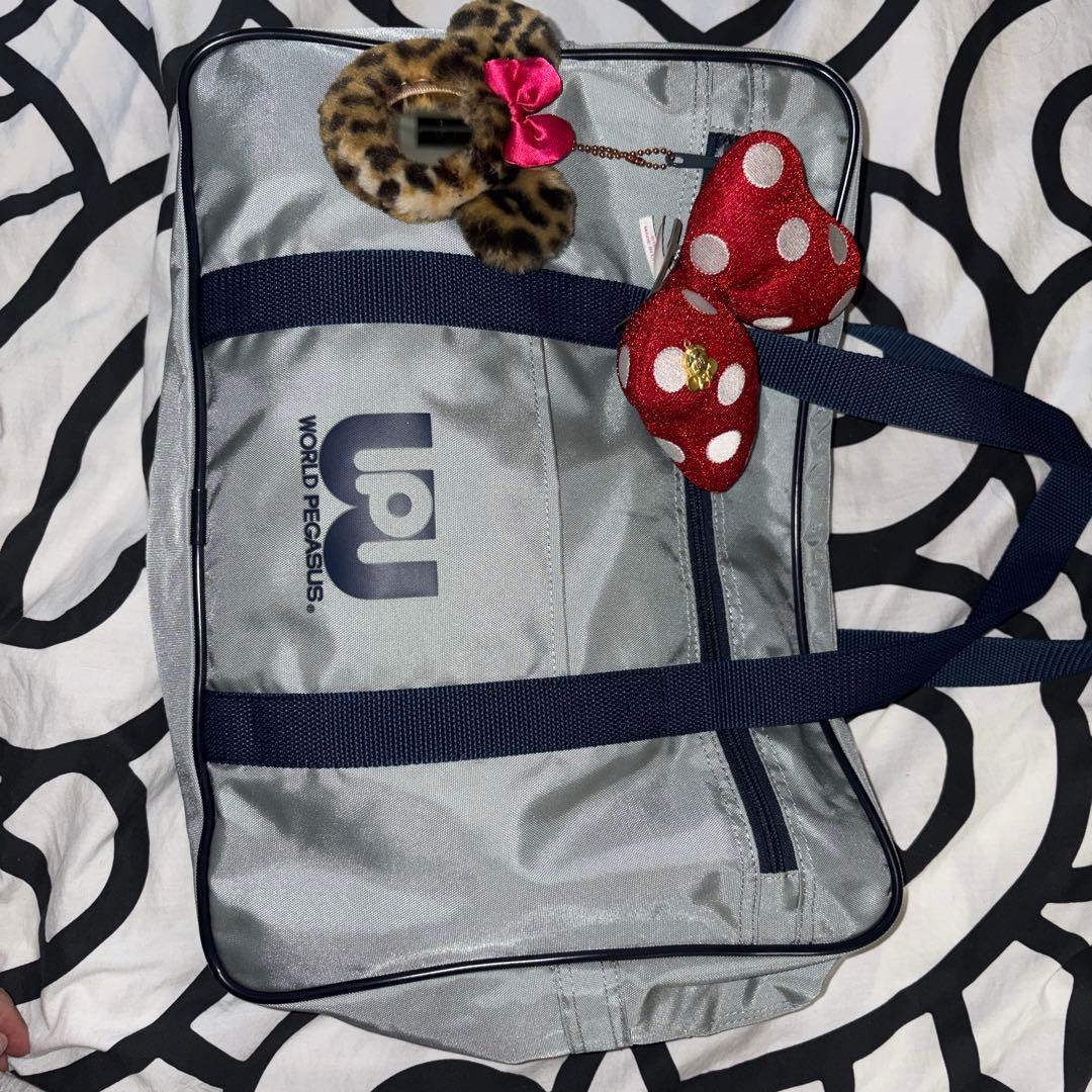 旧ワッペ　ワールドペガサス　スクバ　グレー 旧ワッペ スクバ グレー 新品未使用 ワールドペガサス 旧型 スクール