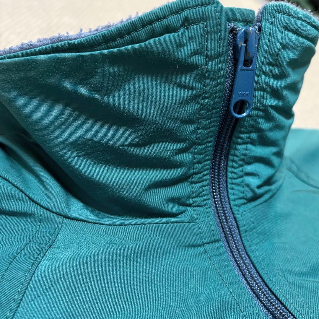 【極美品/USA製】90s L.L.Bean ウォームアップジャケット 緑 M
