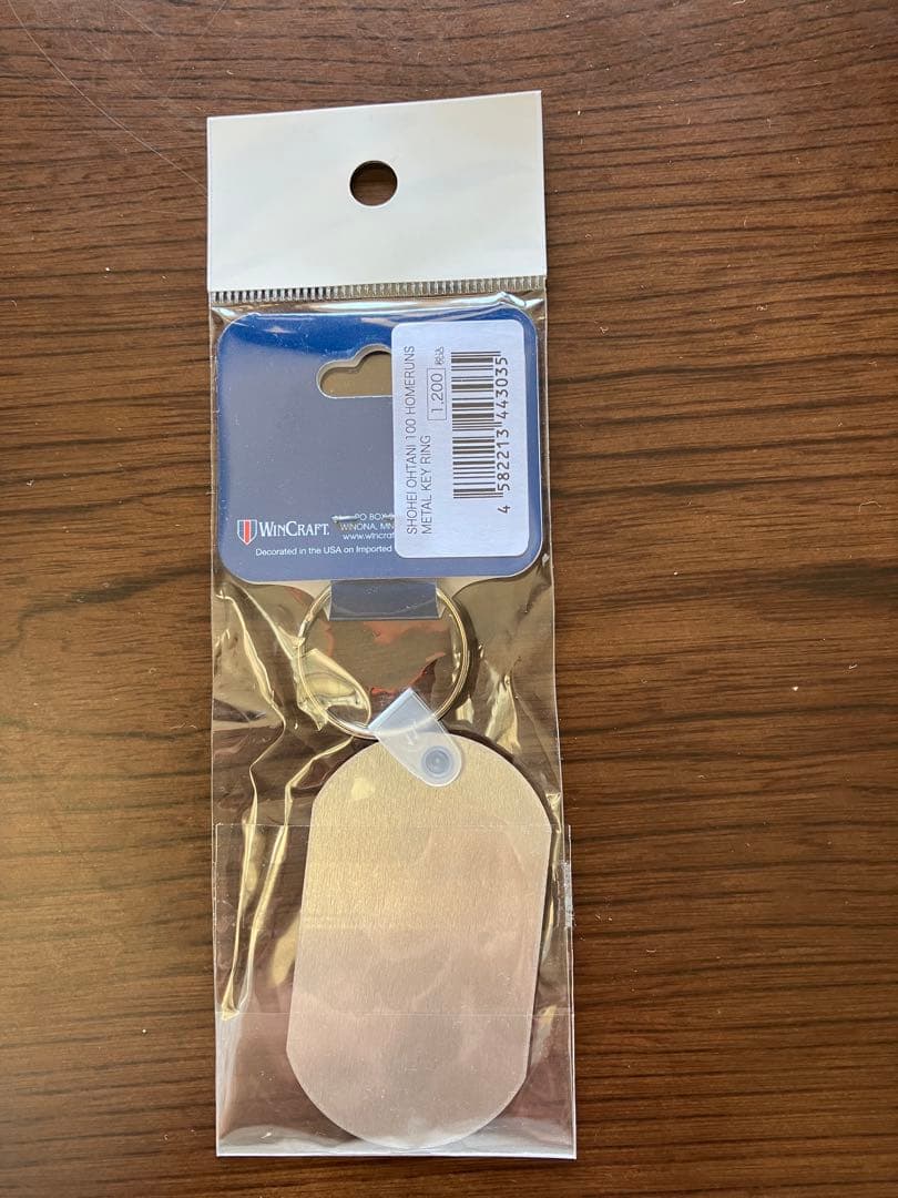 大谷翔平 MLB 通算100号ホームラン記念 メタルキーリング