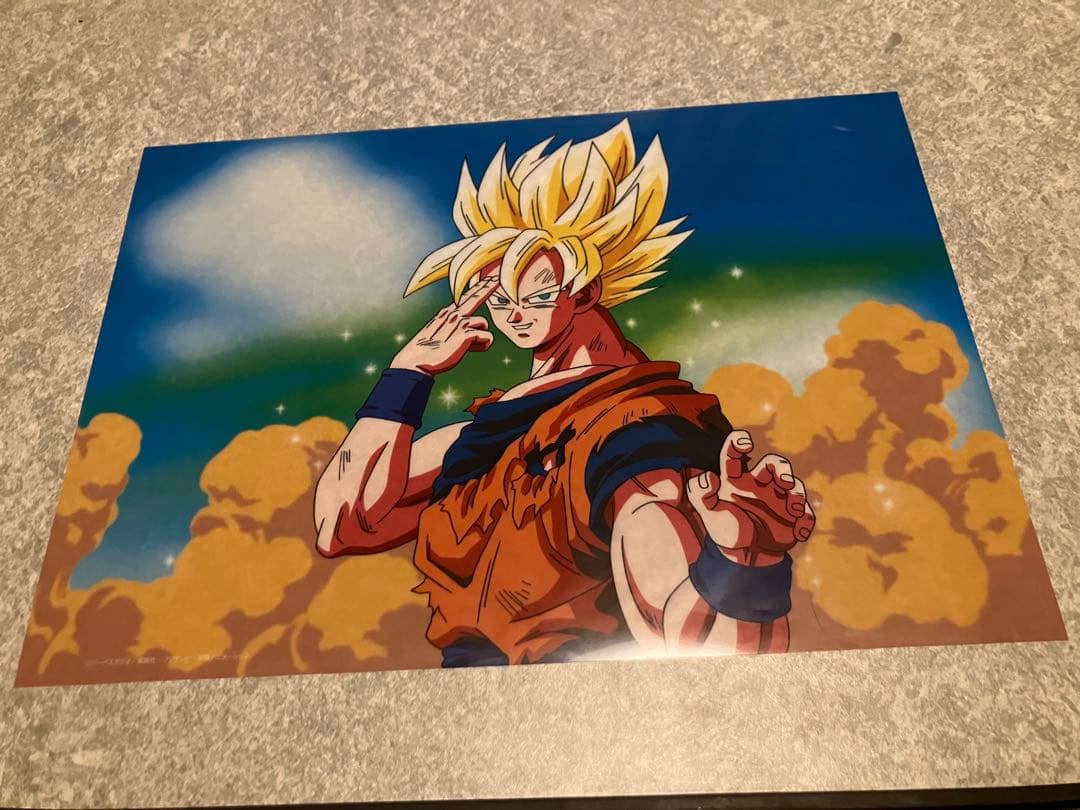 激レア】ドラゴンボールZ 孫悟空 セル画アートシート 鳥山明 - メルカリ