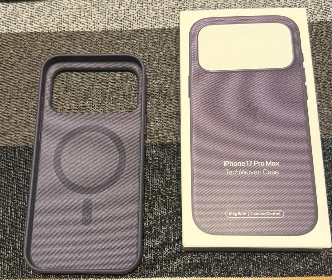 iPhone 17 Pro Max テックウーブンケース パープル - メルカリ
