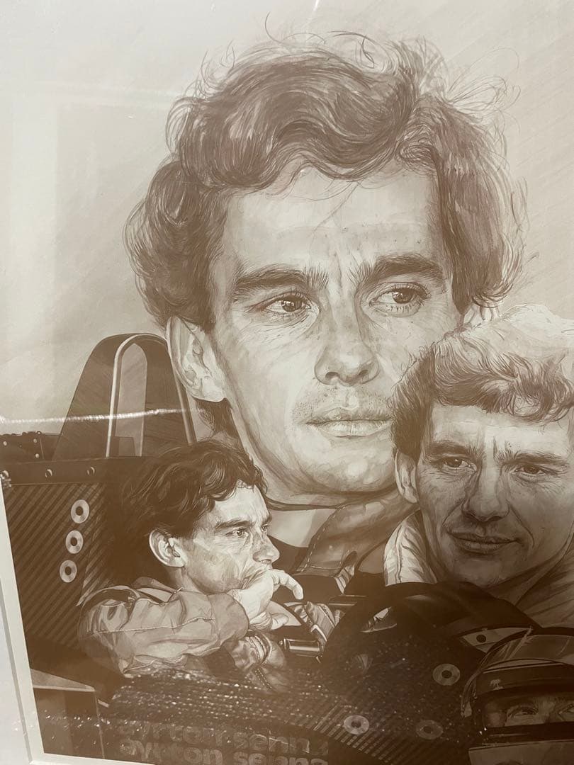 アイルトン・セナ F1 アートポスター クレイグ・ワーウィック絵画