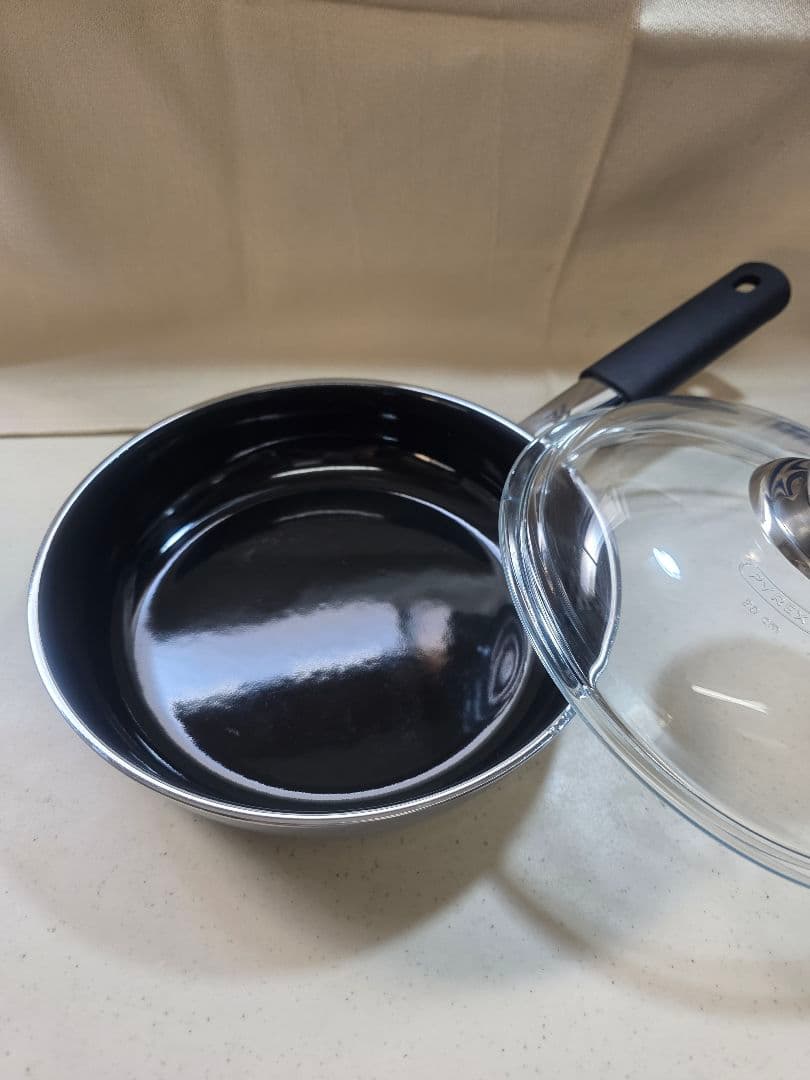 WMF フュージョンテック ミネラルフライパン 20cm プラチナム ガラス蓋付