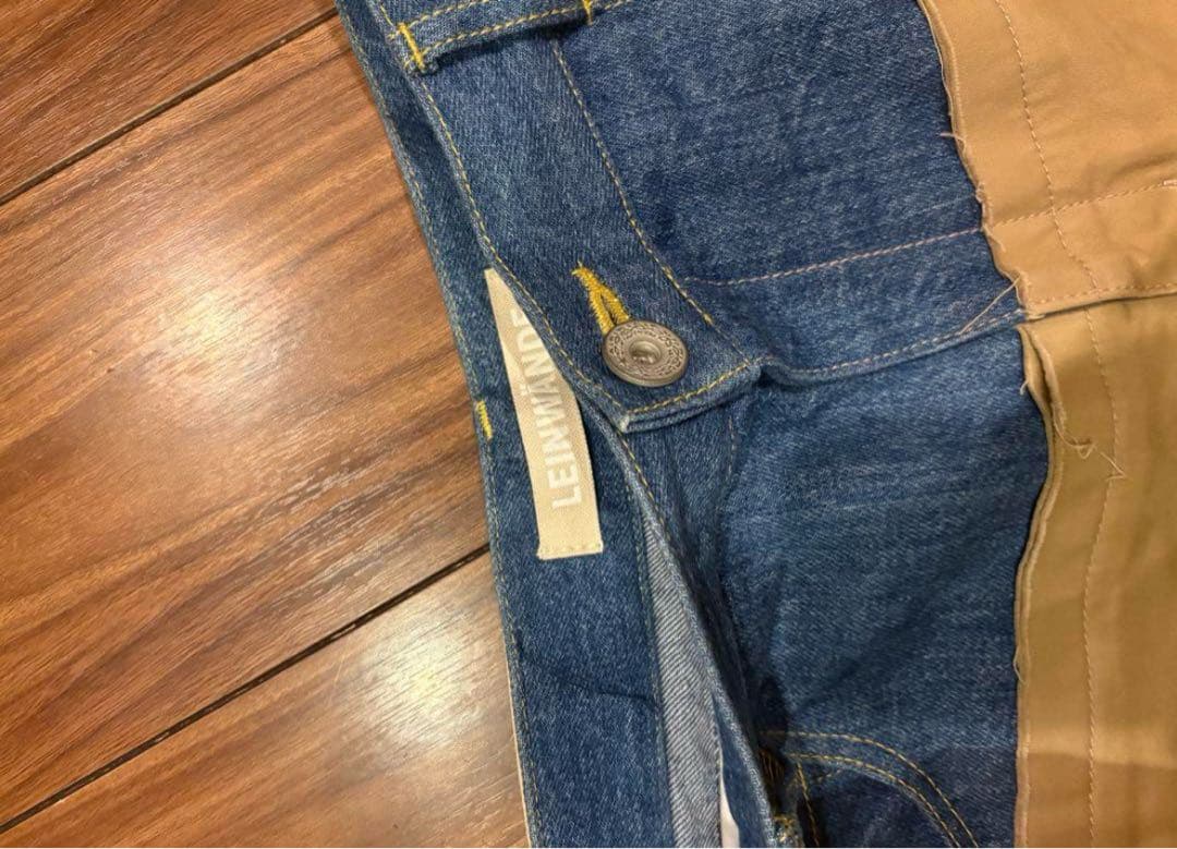 k*m様 LEINWÄNDE leinwande ワークトラウザー デニム