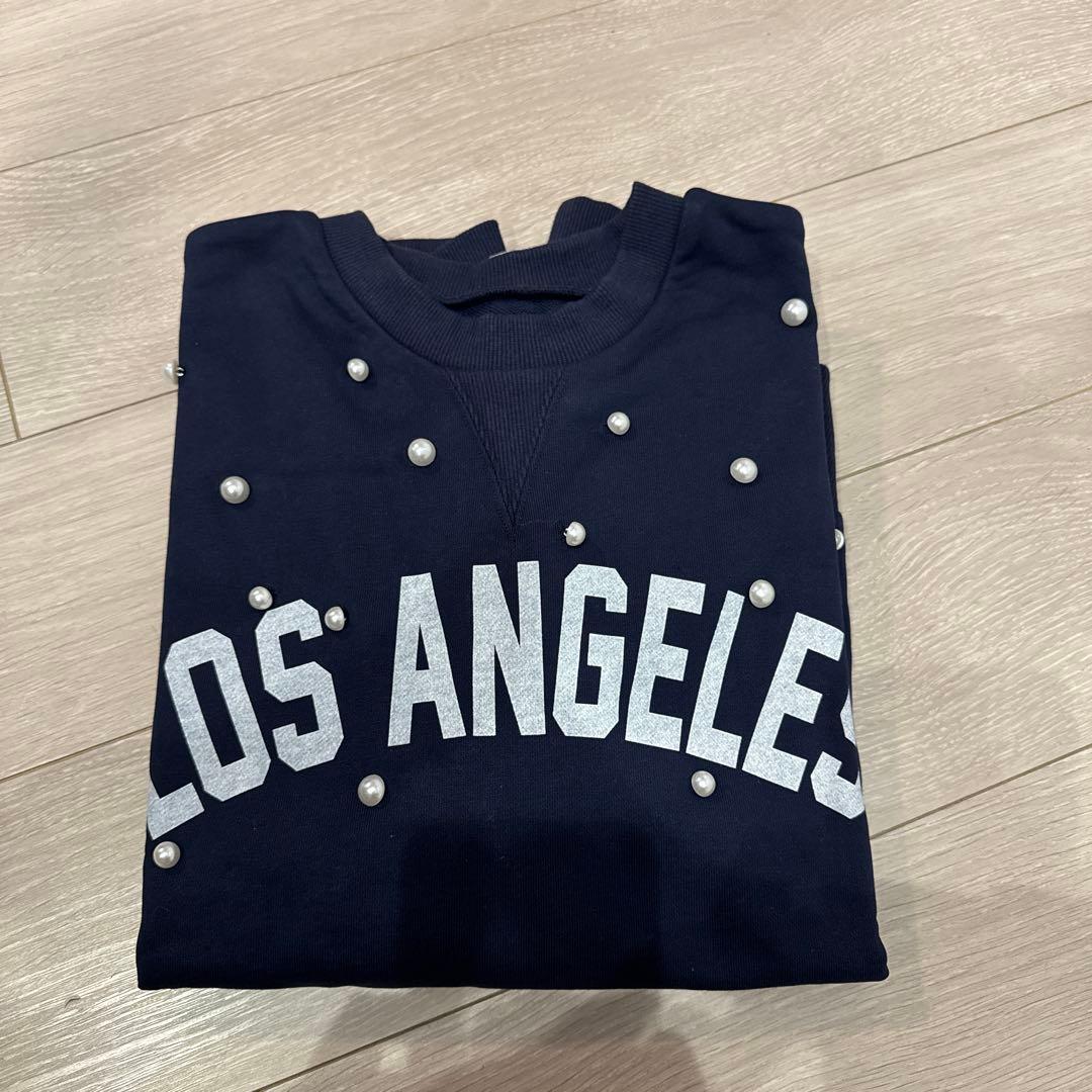 CADUNE<MLB別注>パールスウェット　ネイビー CADUNE カデュネ <MLB別注>パールスウェット ネイビー