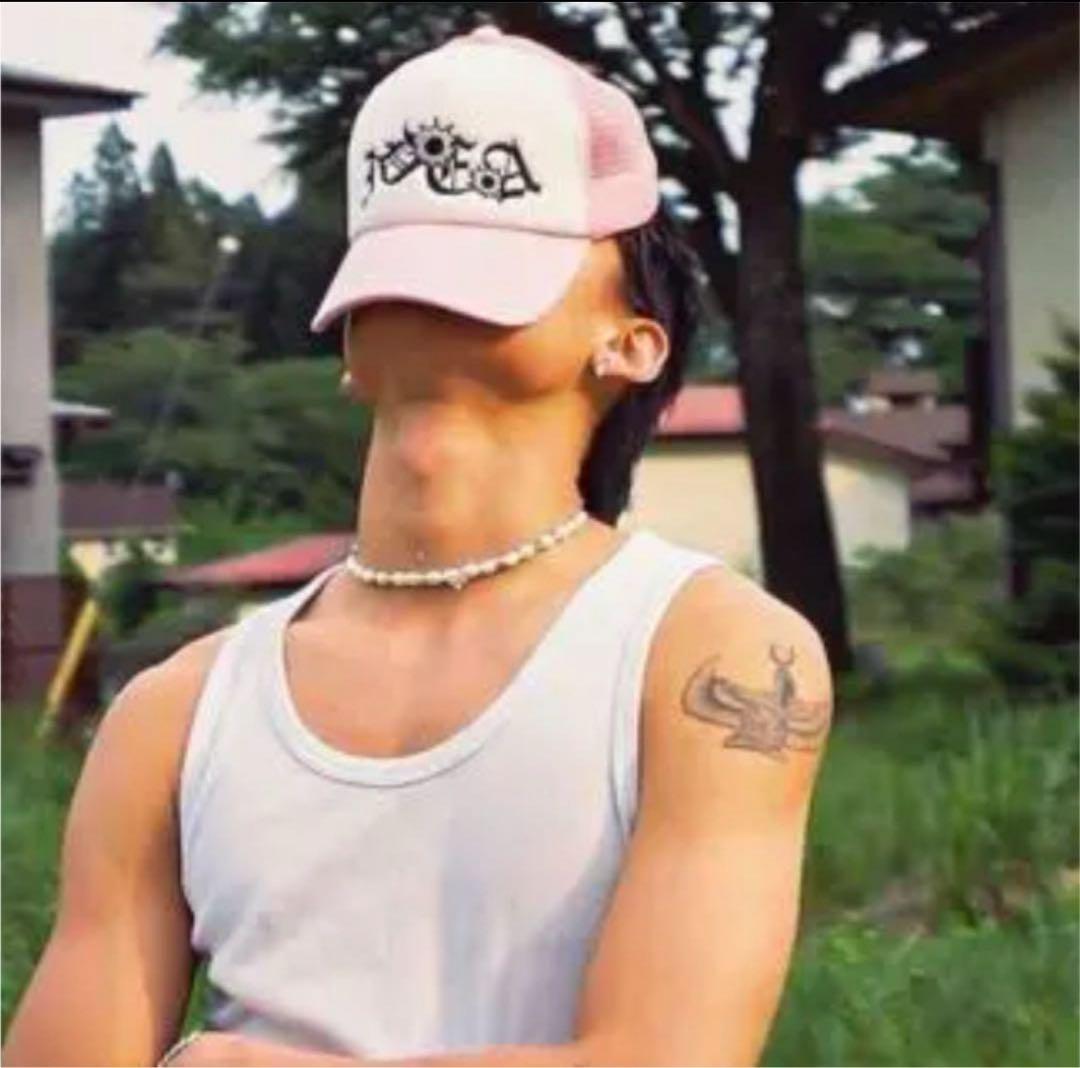 ideaswam メッシュキャップ ピンク 希少品 - メルカリ