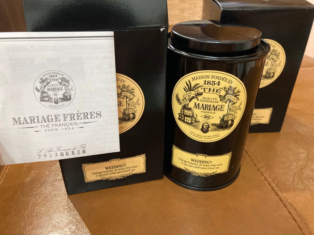 マリアージュフレール 新品未開封 ウエディング 100g リーフ 缶入り