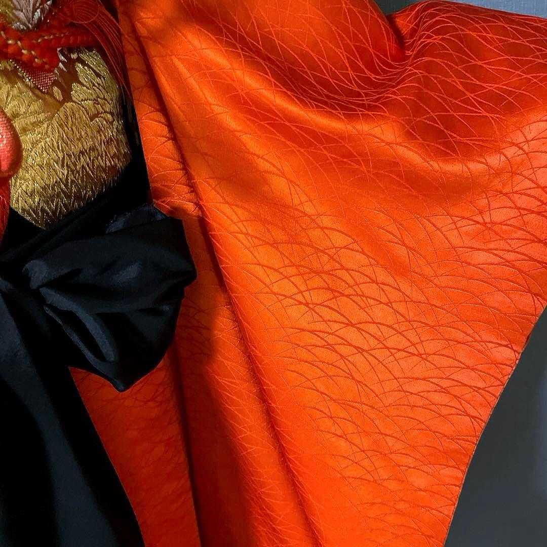 振袖フルセット 紋意匠友禅 艶のある朱色 成人式振袖 振袖 - メルカリ