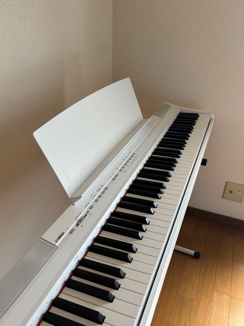 YAMAHA 電子ピアノ P-105 ホワイト