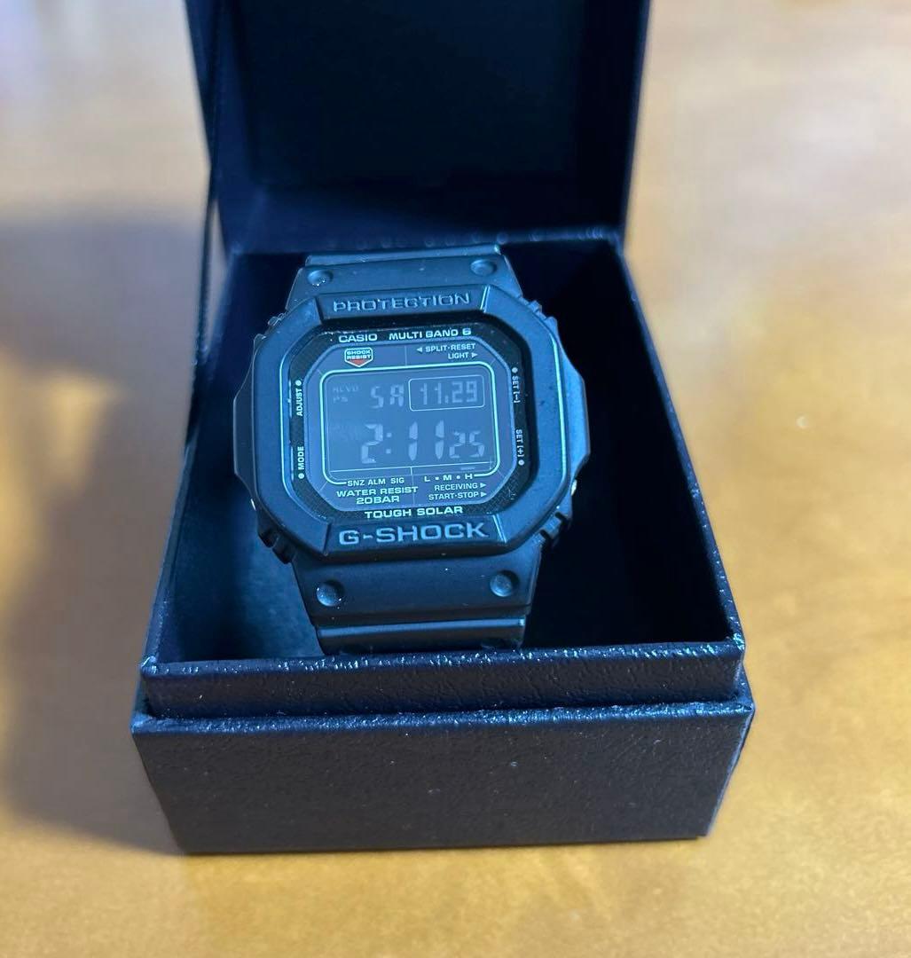 カシオ　G-SHOCK GショックGW-M5610U-1BJF 5600ブラック ソーラー電波時計】G-SHOCK（Gショック） ブラック GW-M5610U-1BJF