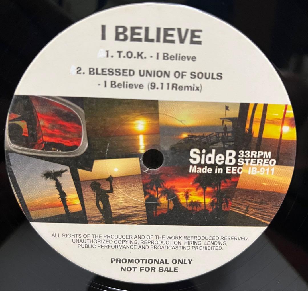 I BELIEVE レゲエ レコード 12' t.o.k reggae 元曲 - メルカリ