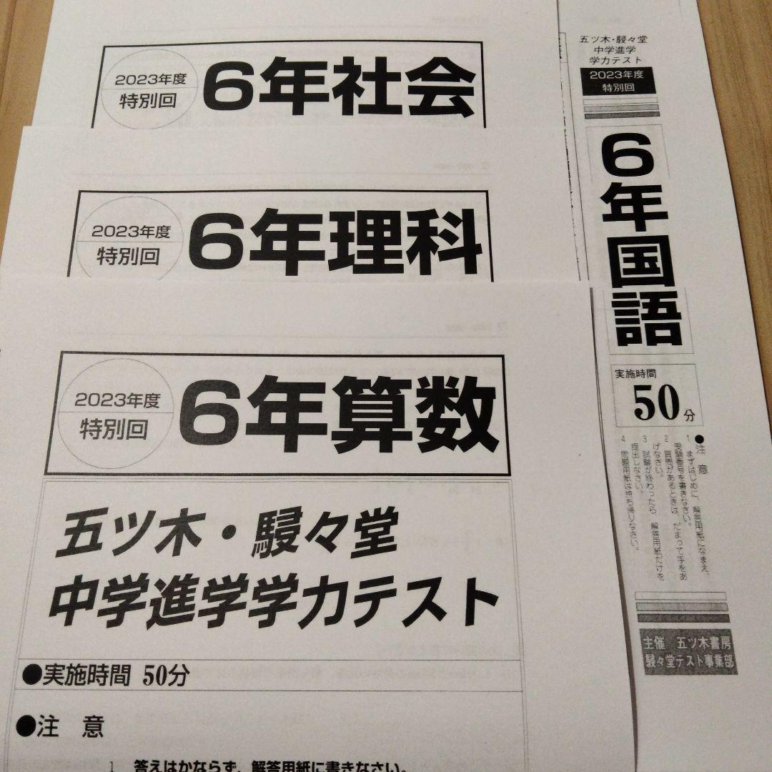 五ツ木駸々堂模試 2023年 特別回 過去問 五ツ木模試 五木模試 - メルカリ