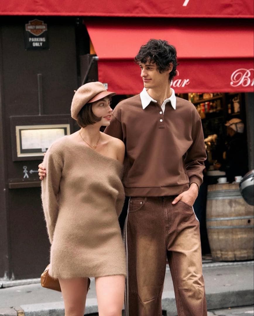 THE TOE ニットワンピース ベージュ - メルカリ