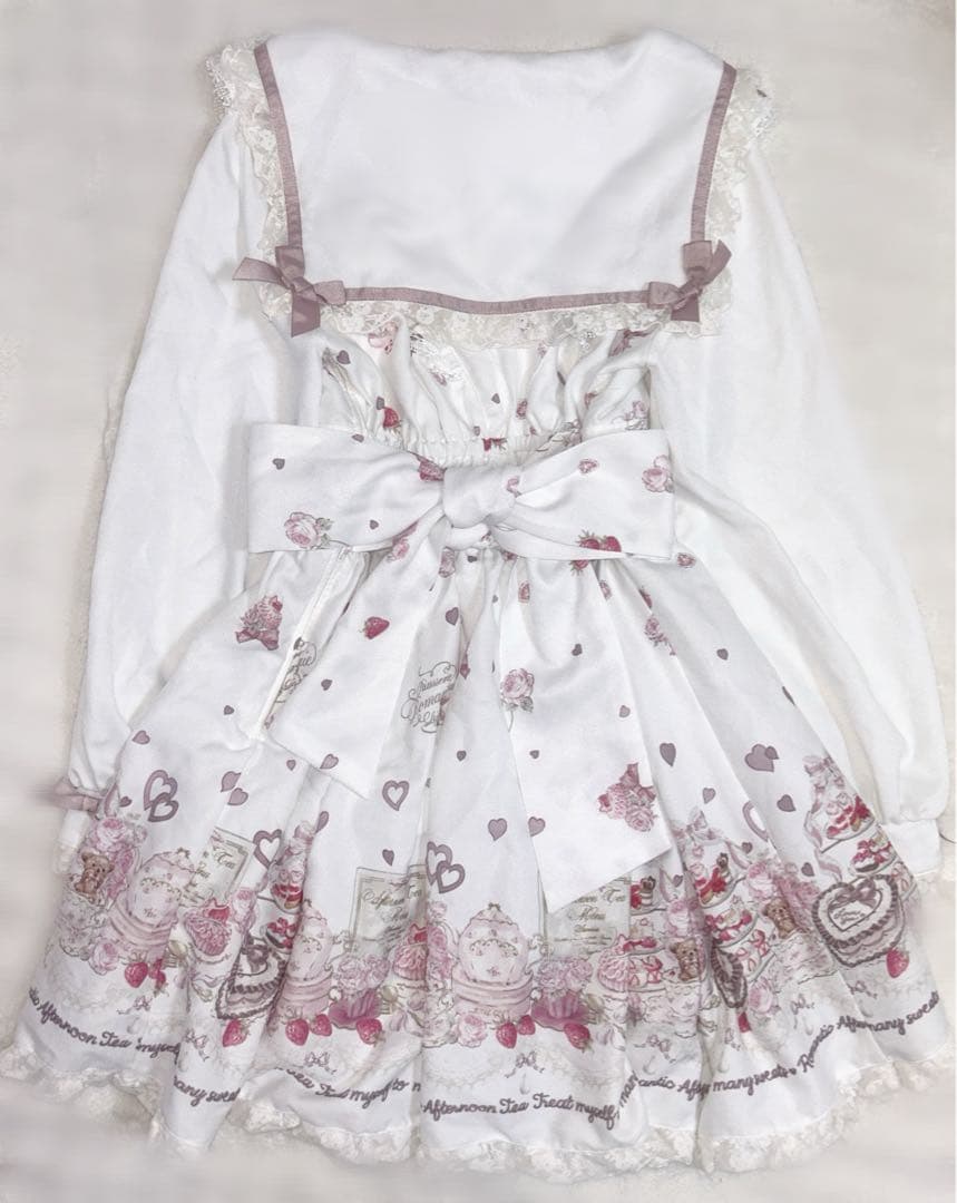 LIZ LISA Many Hearts Afternoontea柄 ワンピース - メルカリ