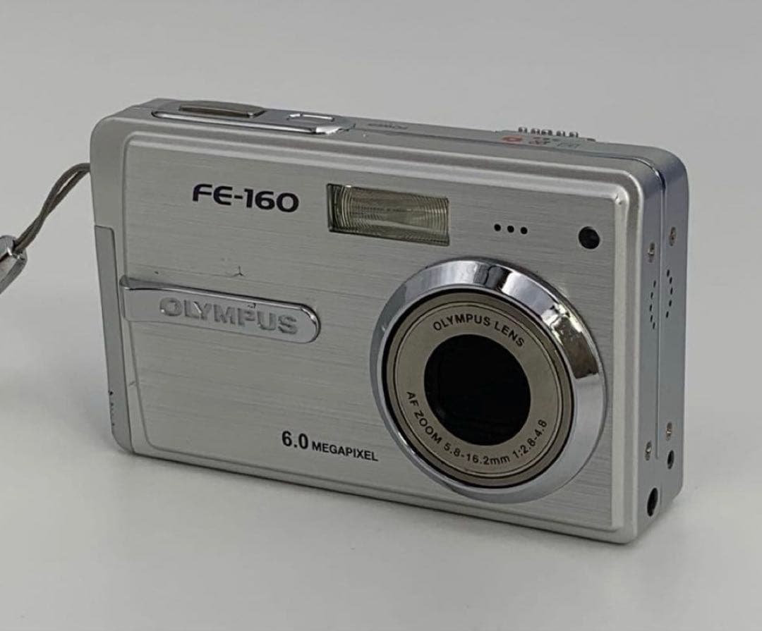 動作確認済み】OLYMPUS FE-160 充電器・USBケーブル付きデジカメ