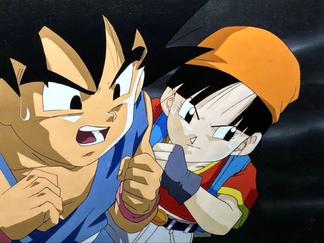 s*t様 ドラゴンボールGT 大判セル画 悟空とパン Yahoo!オークション - ドラゴンボールGT パンちゃん 悟空セル画 動画