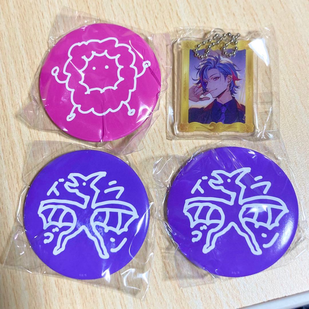 にじさんじ 不破湊 1st LIVE カプセルトイ 缶バッジ ふわっちくるーら