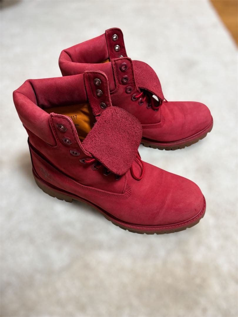 【極美品】ティンバーランド 6インチ プレミアムブーツ 7.5W 25.5cm