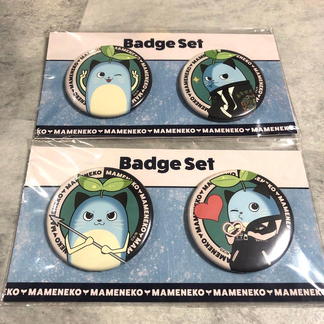 にじさんじ レオス・ヴィンセント まめねこアパレル 缶バッジセット