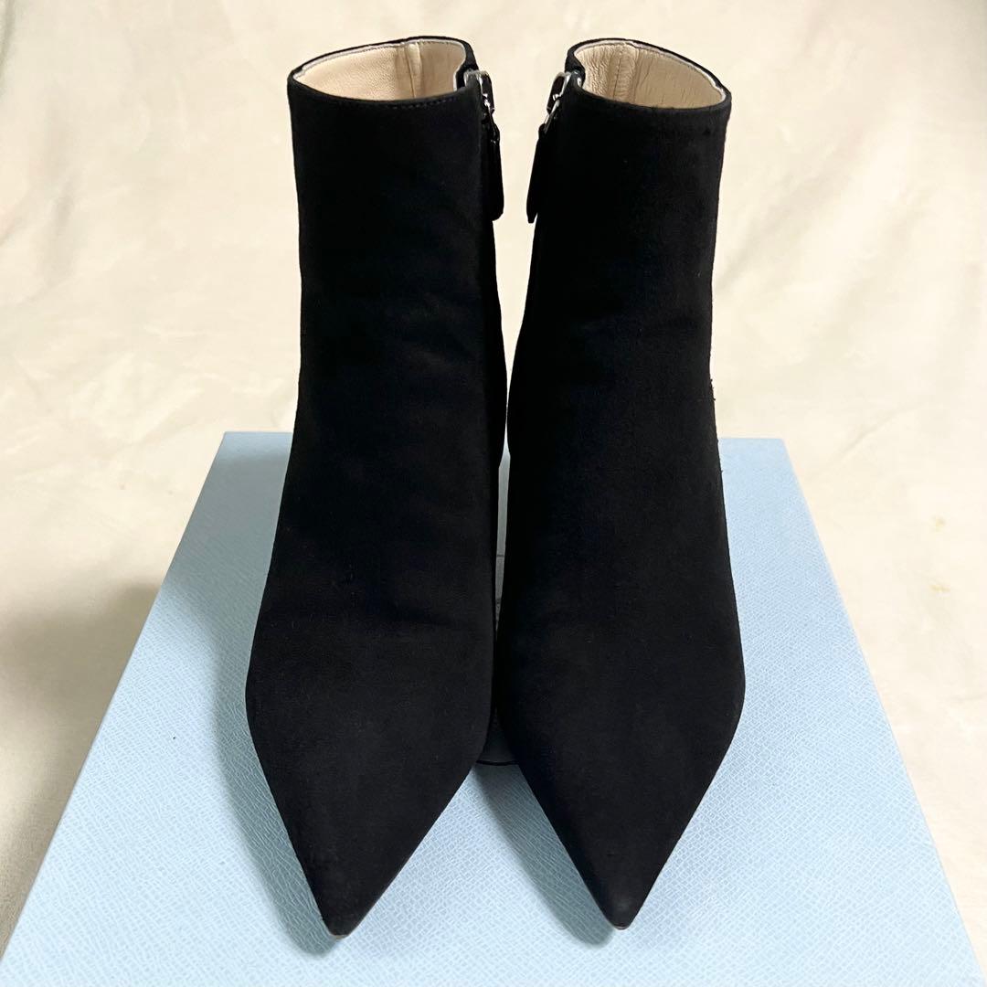 Michael様】極美品！PRADA プラダ CAMOSCIO ショートブーツ - メルカリ