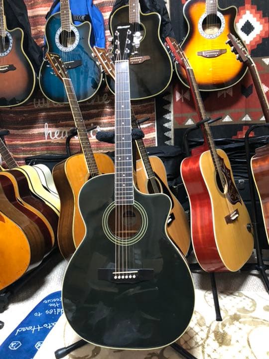 MORRIS FC－2 BLK エレアコ良音❣️新品literギクケース付き