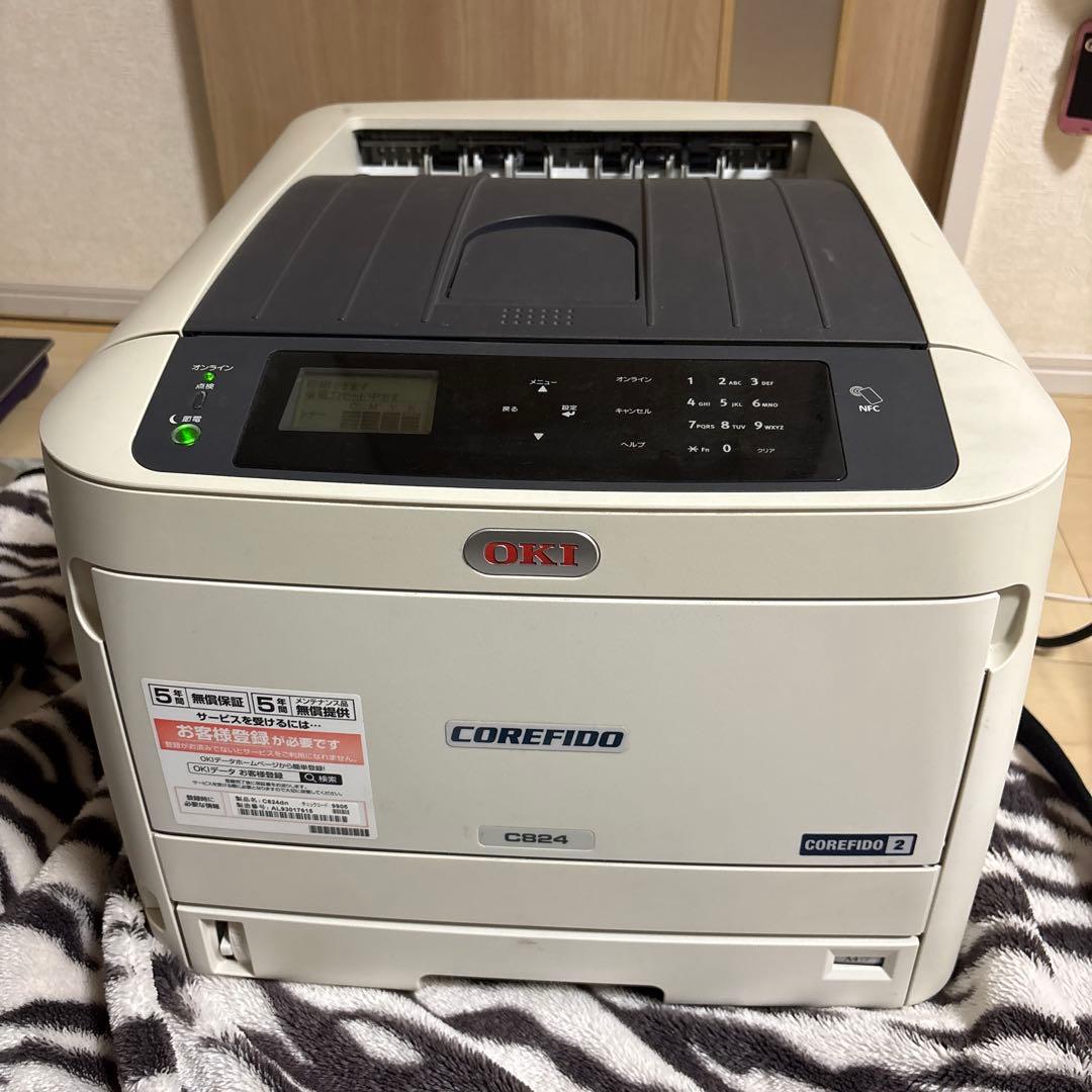 OKI COREFIDO2 C824dn A3カラーレーザープリンタ COREFIDO 【代引不可】 OKI 沖データ COREFIDO2 A3 カラー LEDプリンタ