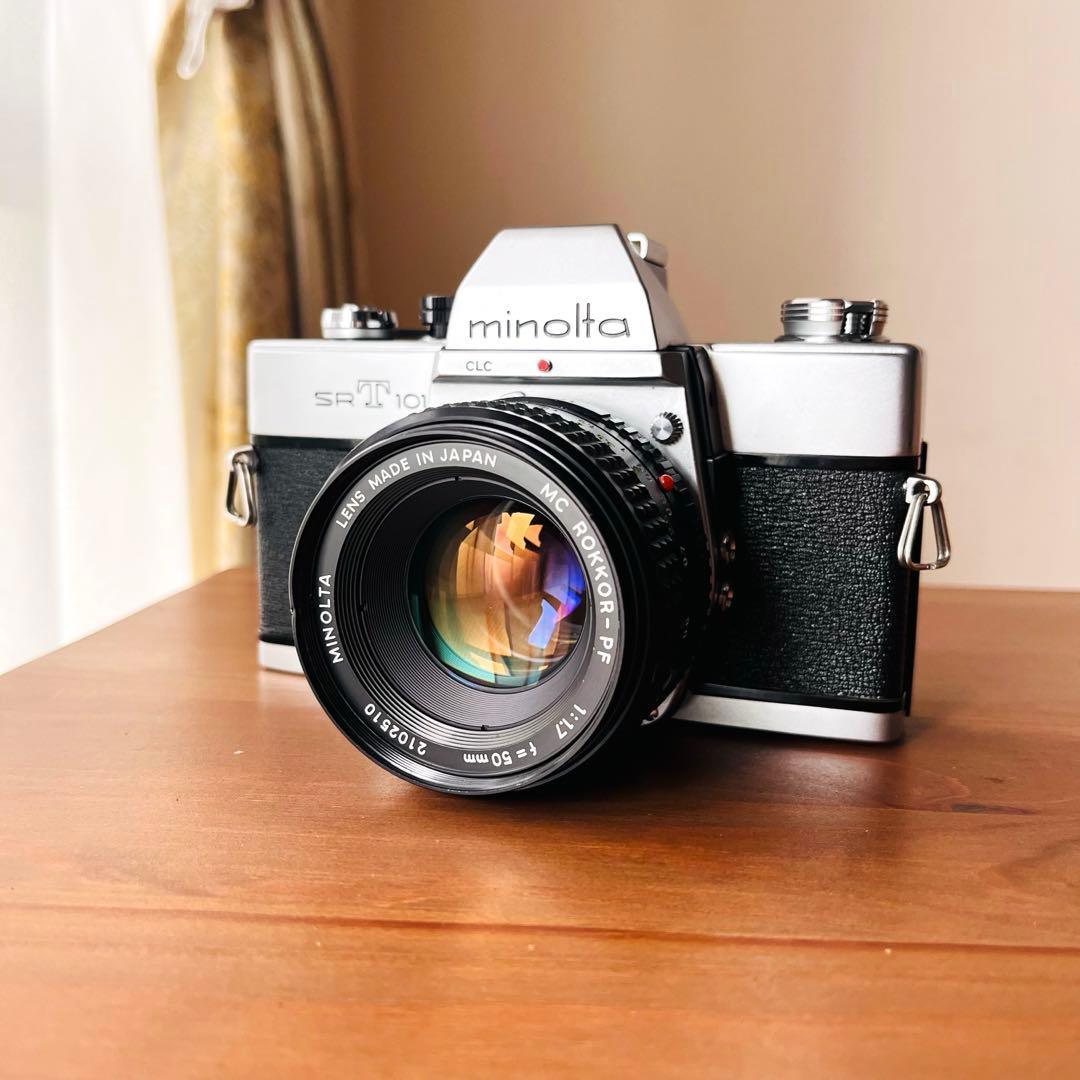 完動品】MINOLTA SRT101 & ROKKOR 50mm f1.7 - メルカリ