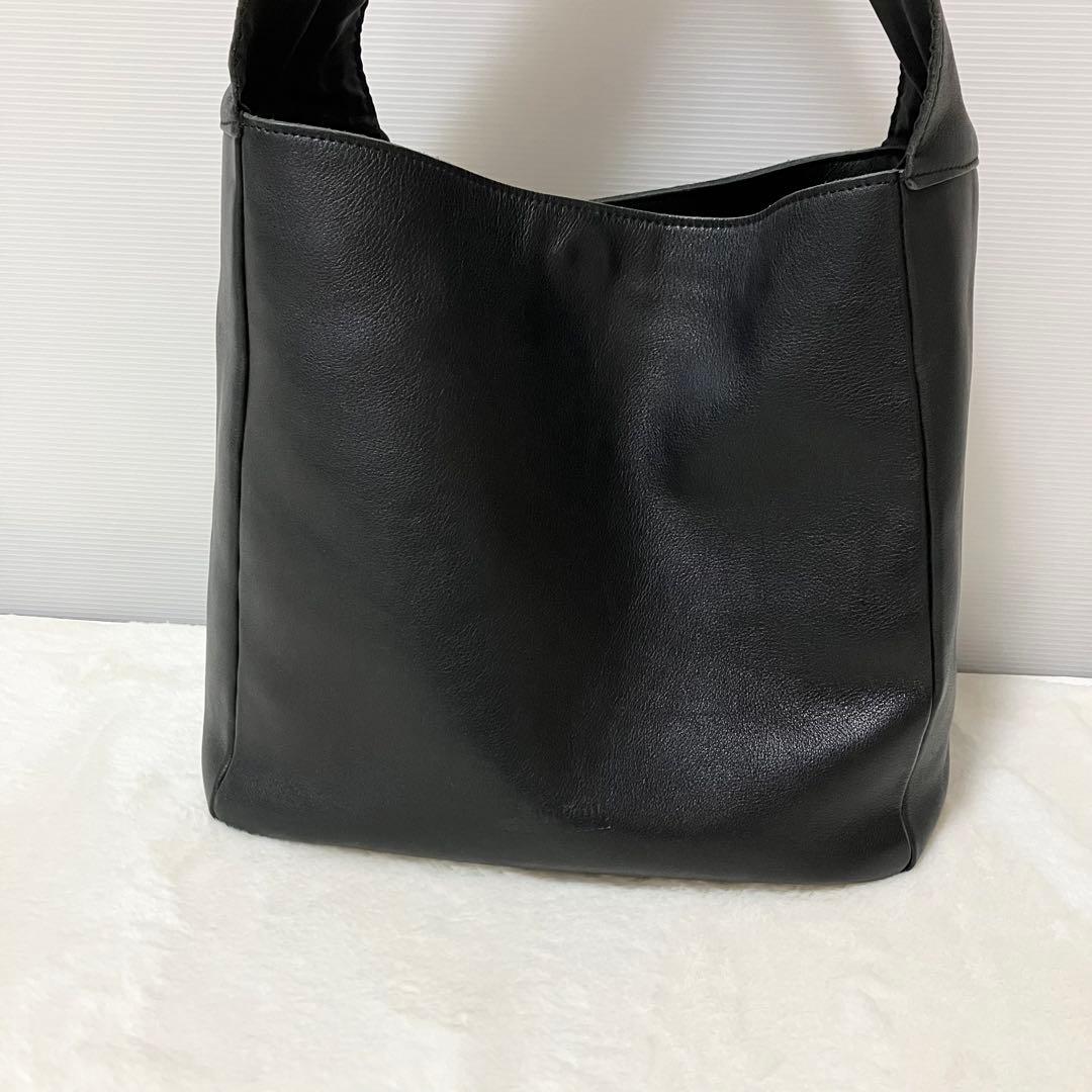収納袋 Jean Paul Gaultier ワンショルダーバッグ 黒 革 A4 - メルカリ