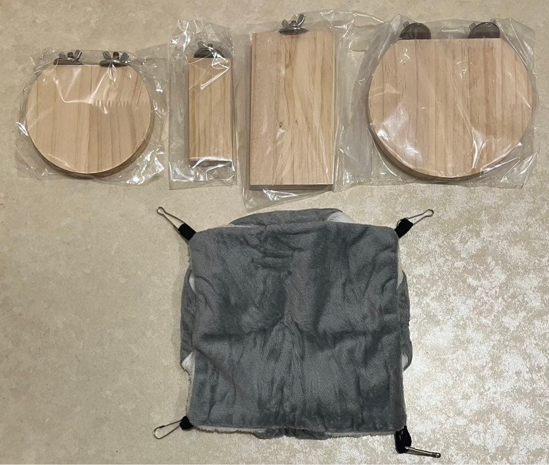 アクリルケージバードケージ フクロモモンガ 小動物ハンモック120cm 360度