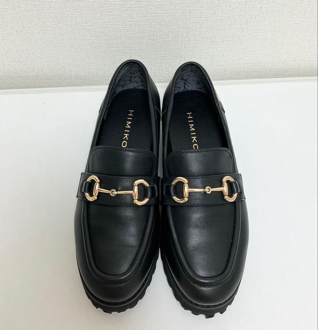 HIMIKO 卑弥呼 ブラック ローファー パンプス 厚底ローファー - メルカリ