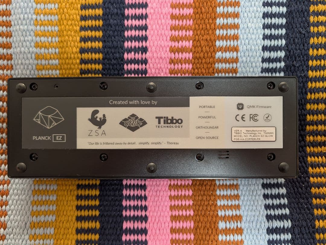 Planck EZ 40% RGBバックライ キーボード [生産完了希少品] - メルカリ