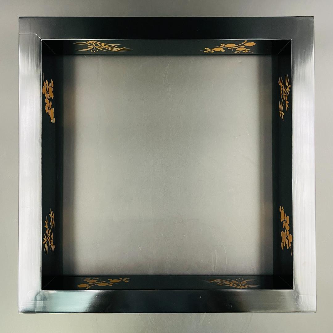 未使用保管品】高台寺蒔絵 四君子文 黒塗 炉縁 茶道具 箱付き - メルカリ