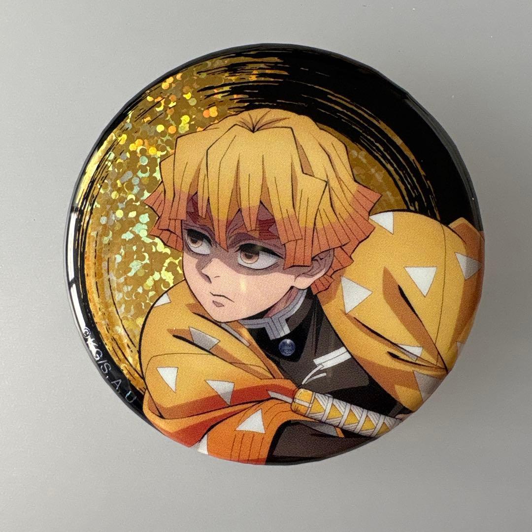 劇場版鬼滅の刃無限城編 我妻善逸 グリッター缶バッチ - メルカリ