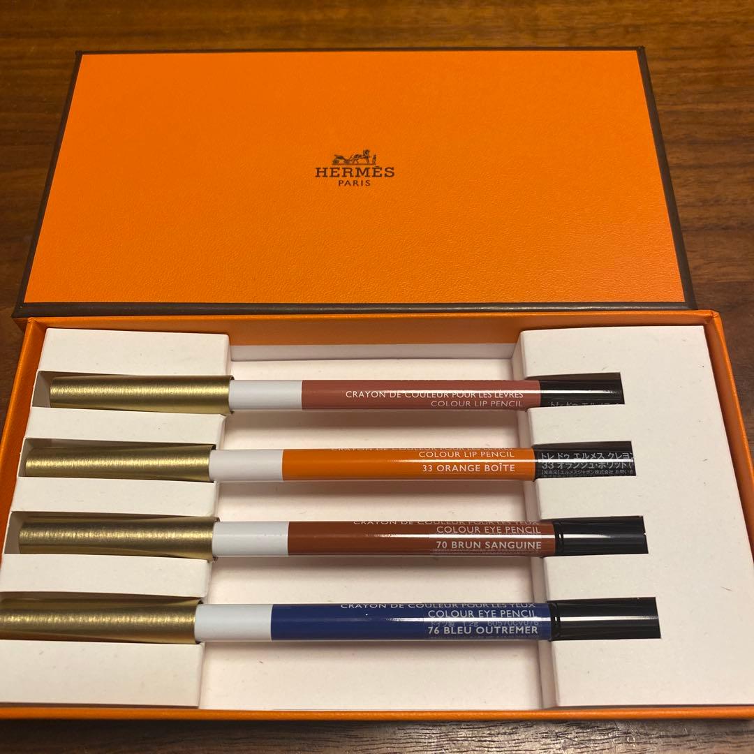 ◼️新品◼️HERMÈS ノアール アイペンシル 4本セット アイライナー アンクル・ノワール 01 - アンクル・ノワール | Hermès