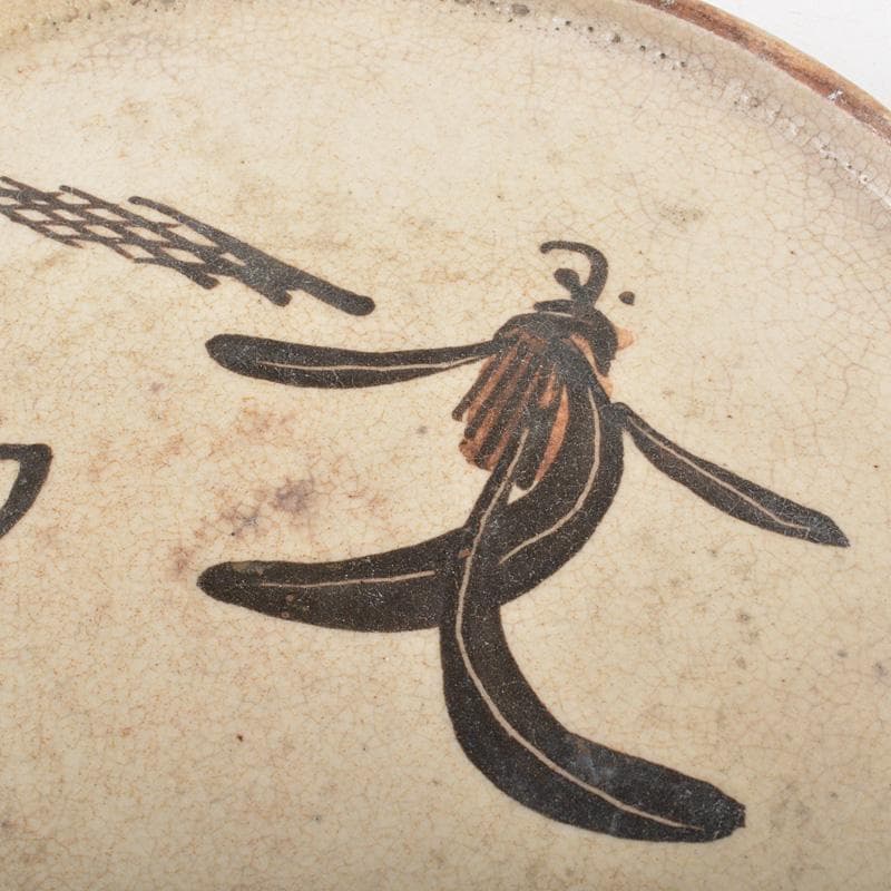 美濃焼 織部焼 飾り皿 石皿 行灯皿 C 6540