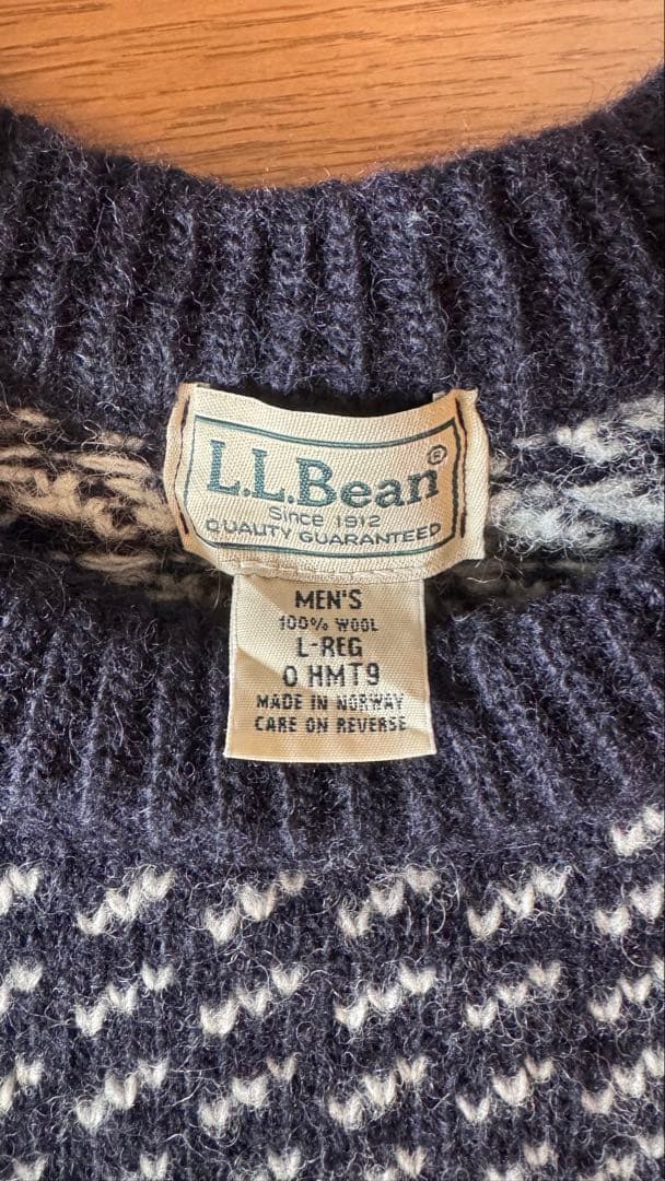 L.L.Bean ニットセーター バーズアイ