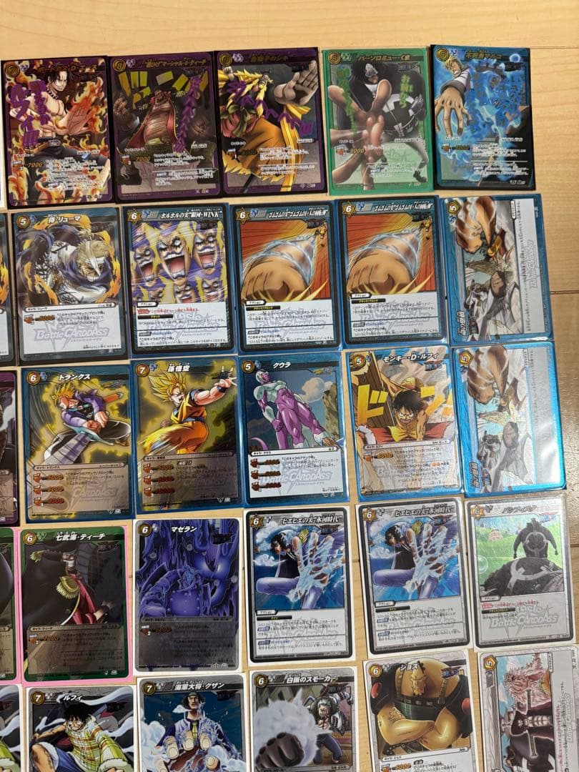 引退品 ミラクルバトルカードダス ミラバト ワンピース ドラゴンボール