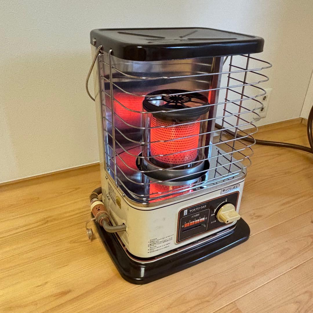 可動品☆箱付☆ ナショナル ガスストーブ 都市ガス用 GS-28DG 昭和