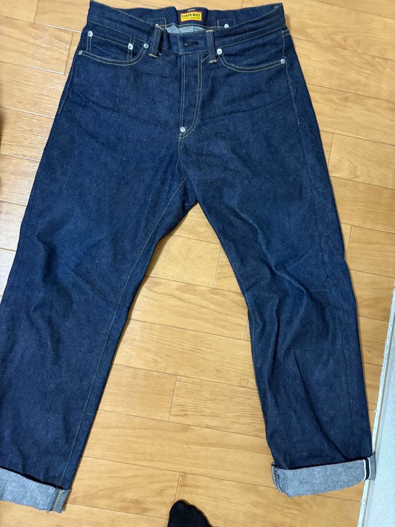 HUMAN MADE ストレートデニムパンツ インディゴ 30インチ - メルカリ