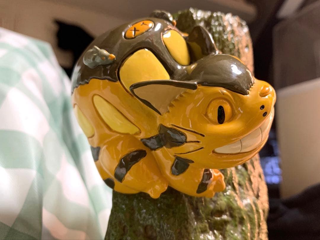 廃盤レア】となりのトトロネコバス陶器ブックスタンドブックエンド