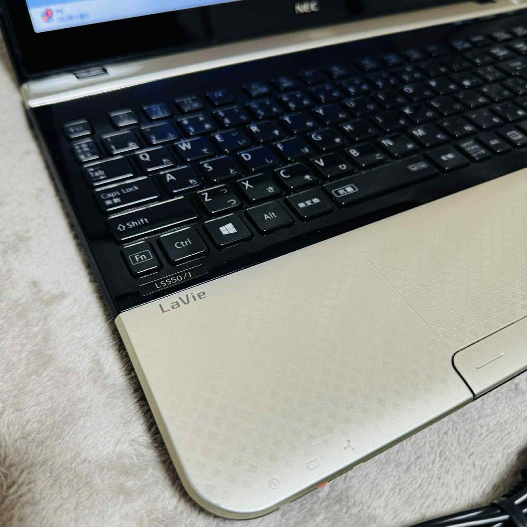 S286 NECノートパソコン i7メモリ8G高速Windows11オフィス付き - メルカリ