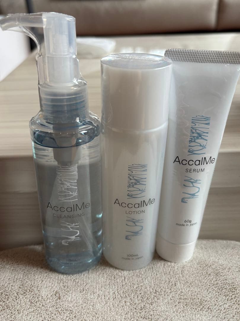 AccalMe クレンジング・ローション・セラム セット クレンジングローション 増量サイズ(500mL) | クリスタルジェミー 中島
