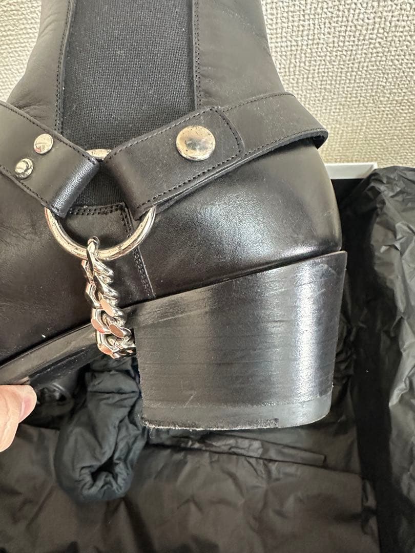 さしす様 専用！celine カマルグ バイカーチェルシーブーツ カーフ