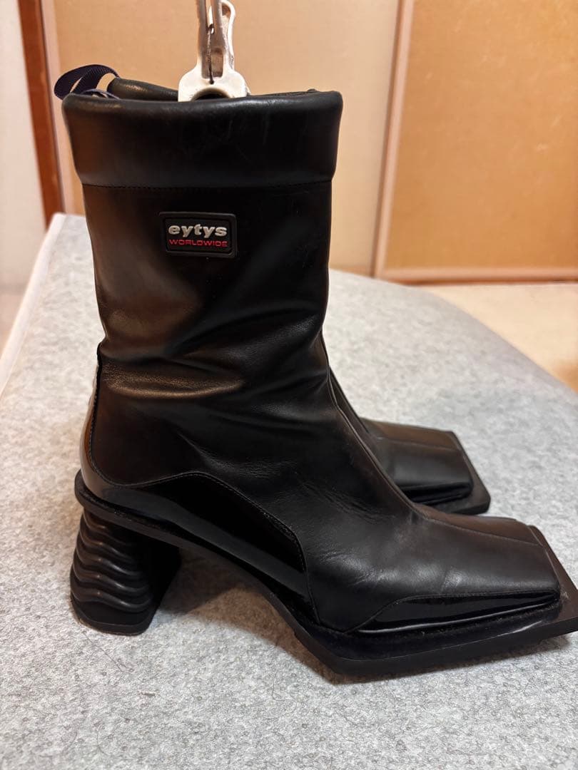 eytys Gaia ブーツ Eytys Gaia Leather Boots in Black | LN-CC