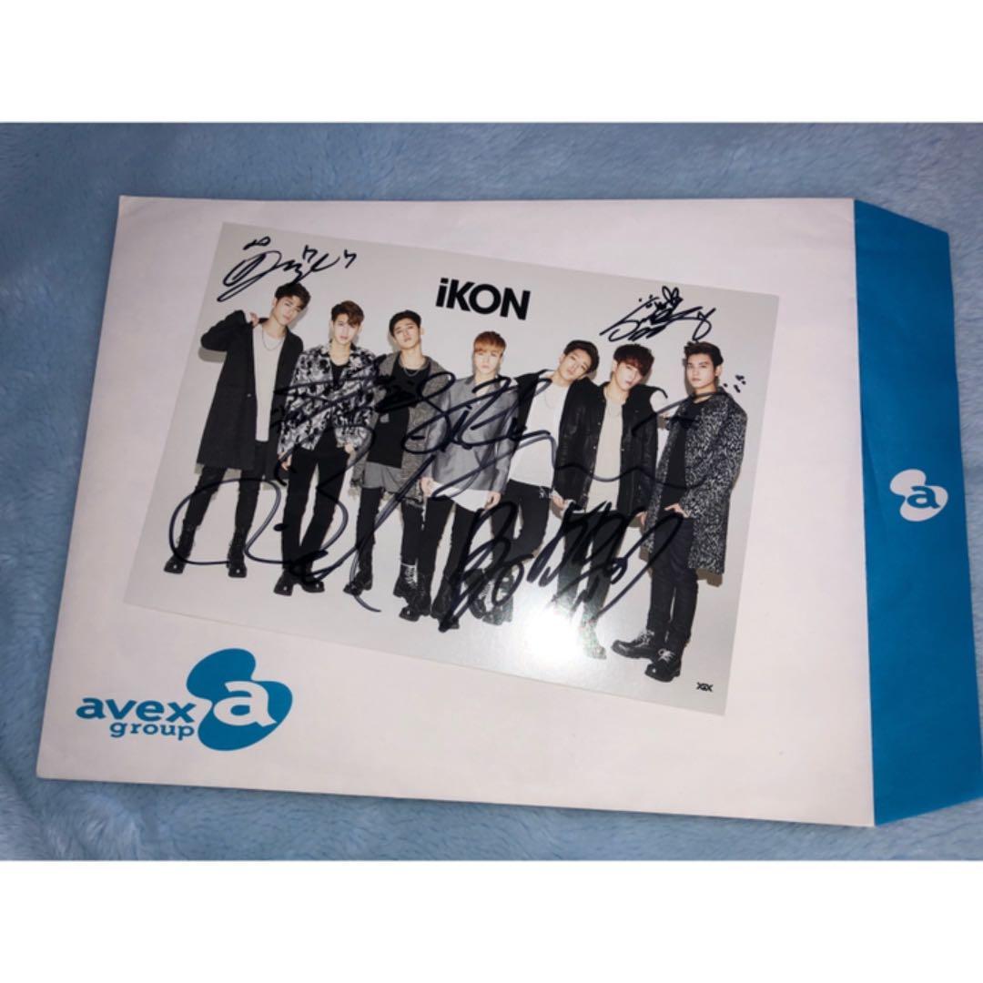 iKON 全員 直筆サイン ポストカード m94838380273_1.jpg?1758887744